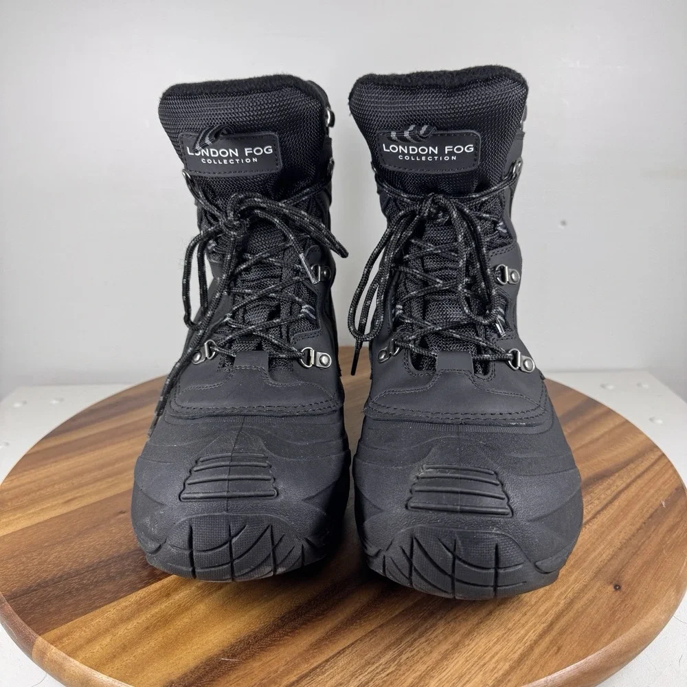 London Fog Thinsulate Insulated Waterproof‎ Winter Boots Men Size 12